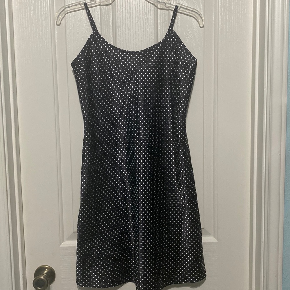 Silky sleepwear  spaghetti straps polka dots size S